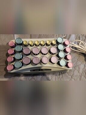 BaByliss Heated Roller Set in Pink, Purple, Blue, Gold